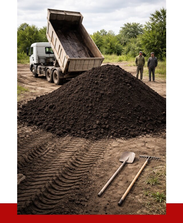 Купить чернозем навалом в Когалыме от 1241 р. за куб | ПРОНЕРУДКгл