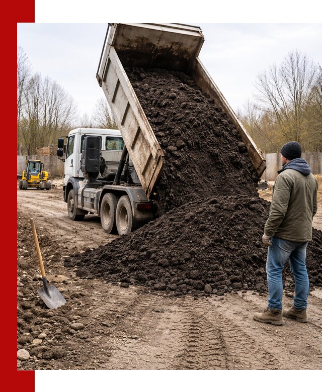 Доставка чернозема навалом в Когалыме быстро и выгодно