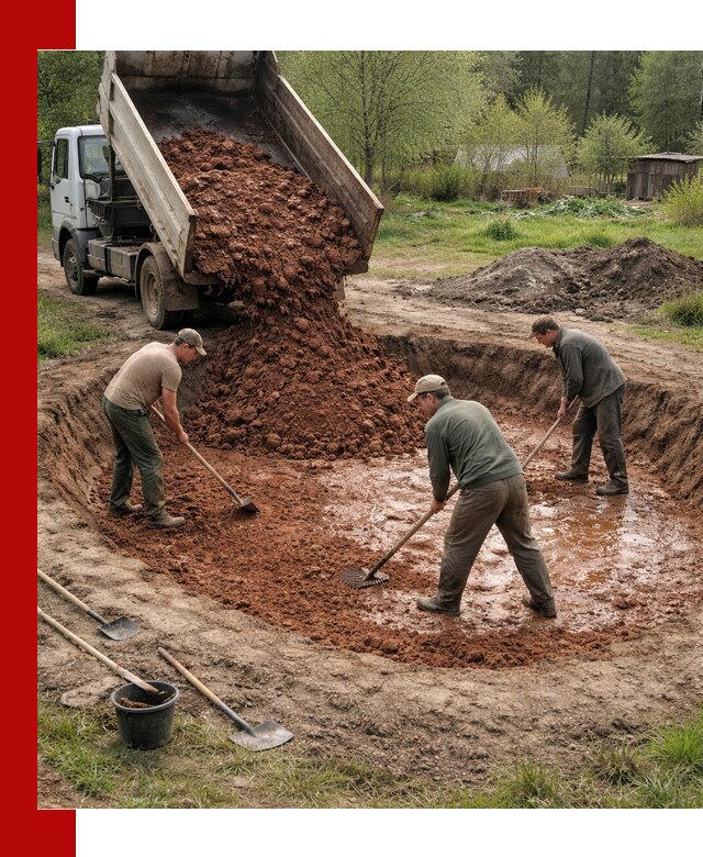 Купить качественную глину для пруда в Когалыме