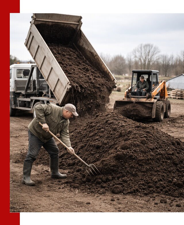 Доставка и продажа перегноя в Когалыме быстро и дешево