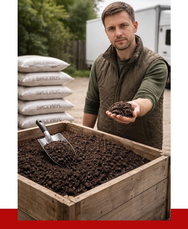 Купить биогумус в Когалыме с доставкой от 8787 р. за куб | ПРОНЕРУДКгл