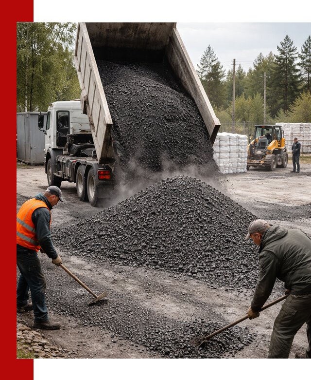 Доставка и продажа асфальтного гранулята в Когалыме