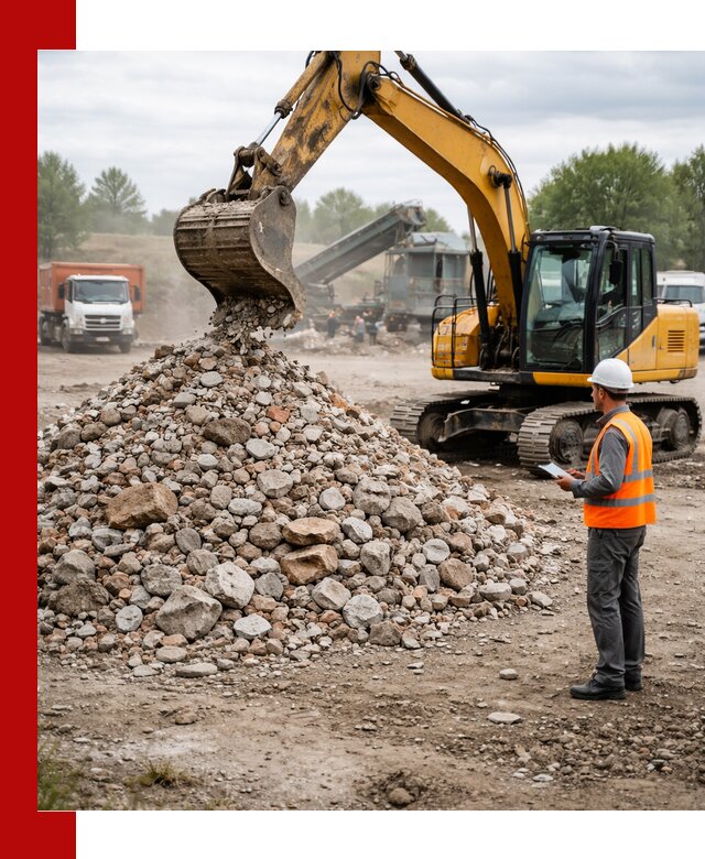 Доставка и вывоз строительного боя в Когалыме