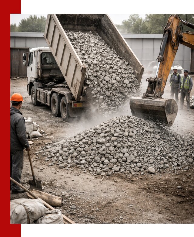 Доставка дробленого бетона в Когалыме оптом и в розницу