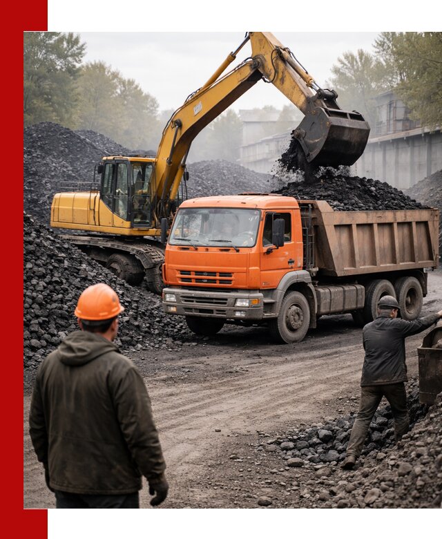 Доставка угля автотранспортом в Когалыме быстро и выгодно