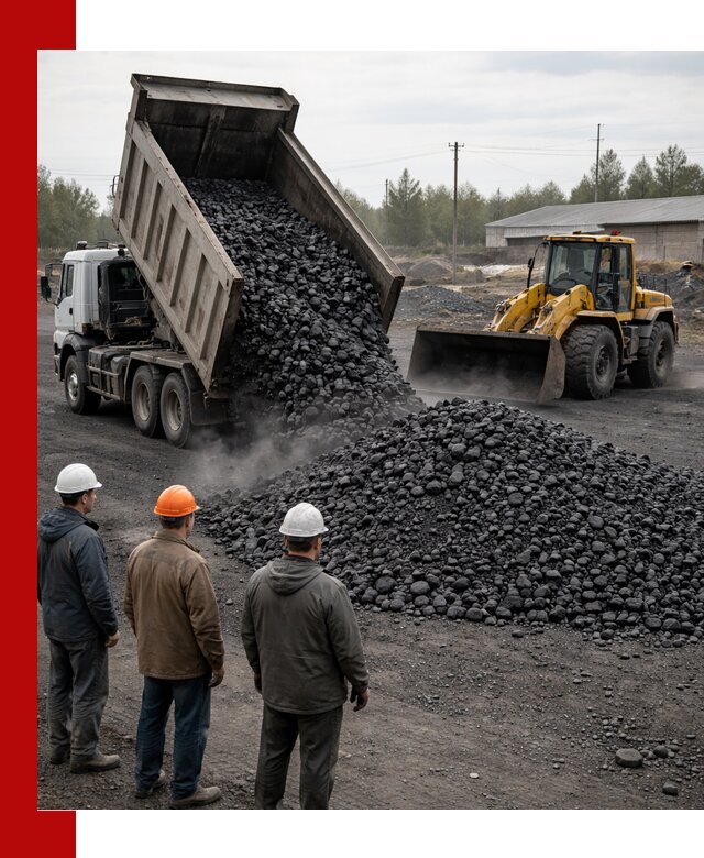 Доставка угля антрацита в Когалыме с самосвалами и погрузкой