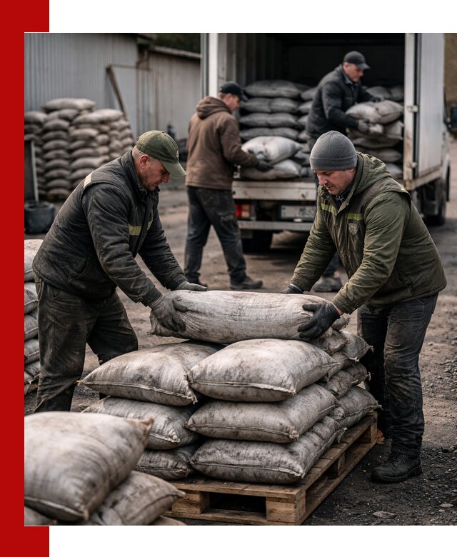 Доставка угля в мешках по выгодным ценам в Когалыме