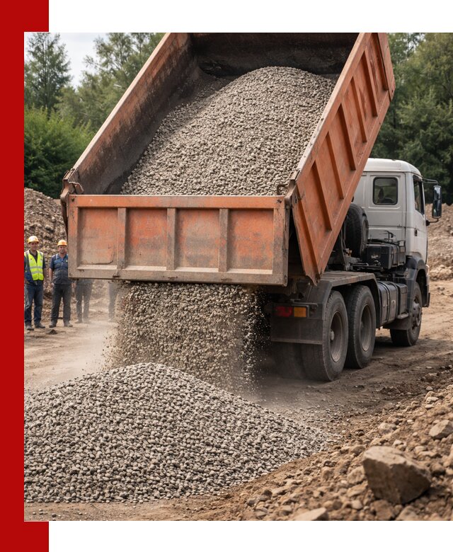 Доставка сыпучих материалов самосвалом в Когалыме быстро и надежно