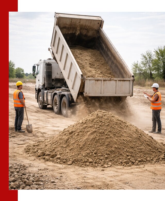 Доставка самосвалом 15 кубов в Когалыме за город и по городу