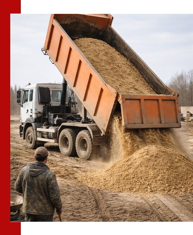 Аренда самосвала 20 тонн для перевозки грузов в Когалыме