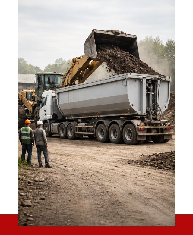 Аренда Тонар 40 тонн в Когалыме от 6720 руб. в сутки | ПРОНЕРУДКгл
