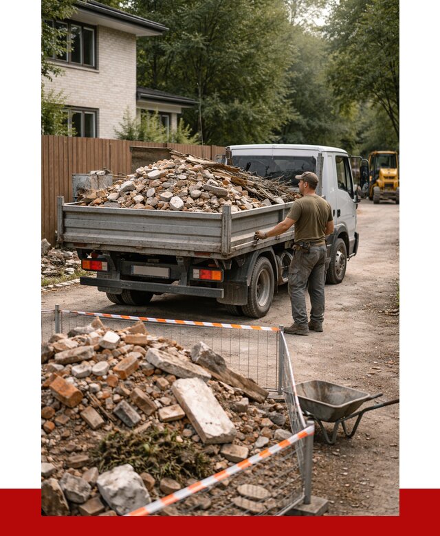 Вывоз строительного мусора с погрузкой в Когалыме от 7754 р | ПРОНЕРУДКгл