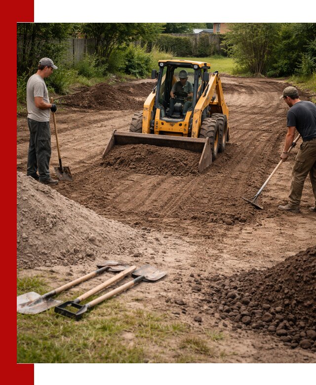 Планировка участка грунтом с вывозом и доставкой в Когалыме