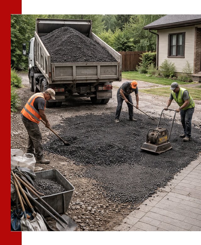 Асфальтовая крошка для двора с доставкой в Когалыме